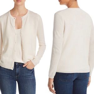 NWT Bloomingdales Cashmere Cardigan in Ivory